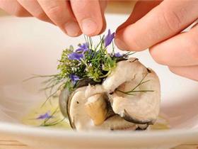 Local char in herb and white wine sauce